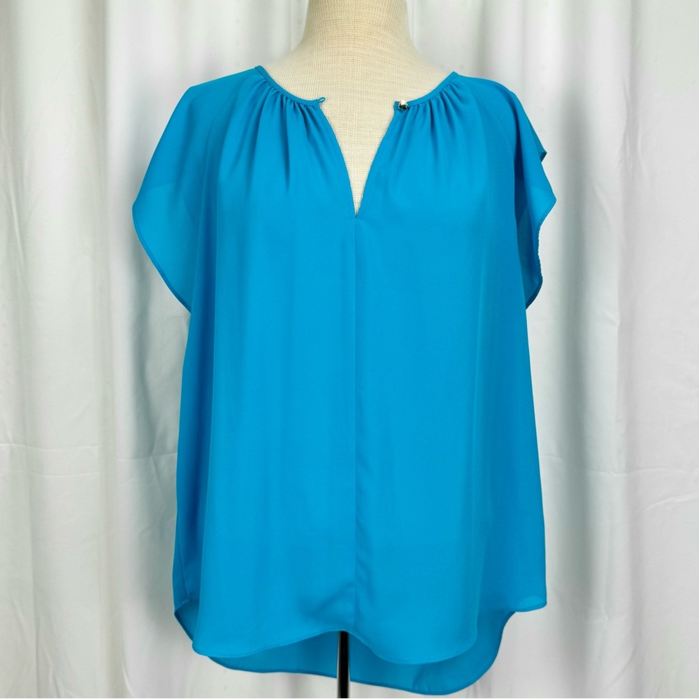 Vince Camuto Rich Blue Blouse